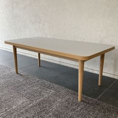 【 GARAGE / ガラージ 】 ローテーブル リビングテーブル　サンプル品 ※キズ・汚れあり 組立品 木目 幅120×奥行60×高さ44cm （ テーブル センターテーブル ソファーテーブル ソファテーブル 机 デスク 長方形  木製 ）