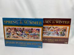 【未開封】 ONE PIECE　ワンピース 950ピース パズル 春夏&秋冬 2種セット  SPRING＆SUMMER　AUTUMN＆WINTER    ワンピース展限定