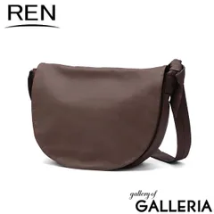 REN ショルダーバッグ レディース レン バッグ 斜めがけ 大人 軽量 軽い 革 レザー 本革 山羊革 斜めがけバッグ ブランド おしゃれ フラップ ラウンド 上品 A5 #11 BARE ベアー サークルフラップショルダー 1-11-30645のサムネイル