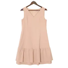 FOXEY NEW YORK フォクシーニューヨーク　ギャザードレス Vネックワンピース　39363＊