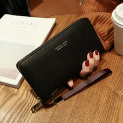 財布 女性用 機能的 即納 長財布 レディース 小銭入れあり レザーお財布 ファスナー 大容量 レザー ロングウォレット カード収納 xzdsggn