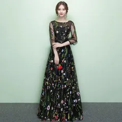 ドレス ロングドレス 演奏会 パーティードレス ワンピース ロング丈 結婚式 披露宴 花嫁 ブライズメイド 二次会 お呼ばれ ドレス 大人 ピアノ 発表会 ロング丈 パーティーワンピ 成人式 忘年会 結婚式 演奏会 フォーマル 代HZQ7453