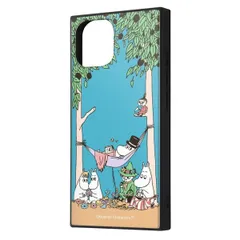 iPhone 15 / 14 / 13 / ムーミン / ハイブリッドケース KAKU / ムーミン一家と仲間達