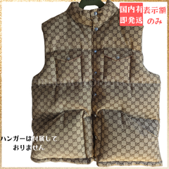 【超希少】【即発送】GUCCI×THE NORTHFACEコラボ ダウンベスト 背面刺繍Ver.