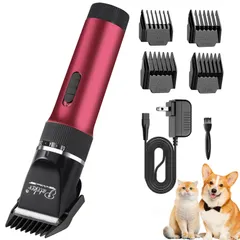 【新着商品】| | | | 充電式コードレス 人間工学デザイン 猫・小動物対応| 小型犬から大型犬まで対応 初心者向け日本語説明書付き 全身トリミング（背中・お腹・胸元・首周り・四肢など）に対応| 電動バリカン 静音・軽量 バリカン| 猫 犬バリカン - ペッのサムネイル