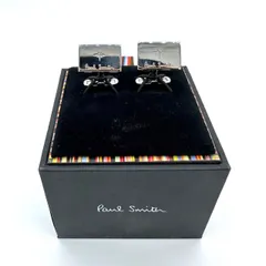 Paul Smith　カフスボタン(ロゴ＋starマーク)　シルバー【F00042】