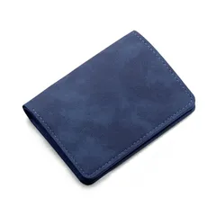 Pepcyo カードケース 二つ折り免許証 ケース カードケース カードケース 免許証入れ PU革 カード入れ分離式 本革カードケース 定期入れ 薄型カードケース 大容量 軽量ケース カード入れ クレジットカードケース お札入れ 小さい財布 ネイビーブルー