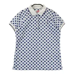 サイズ：1 MASTER BUNNY EDITION マスターバニーエディション  半袖ポロシャツ ドット柄 ホワイト系 [240101355426]# ゴルフウェア レディース ストスト