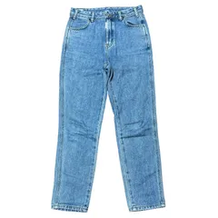 SOMETHING SN926 日本製 ハイウエスト テーパードデニム ライトブルー レディースS サムシング