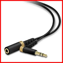 【在庫限定】高耐久仕様 3.5φ イヤホン延長コード L字型プラグ ヘッドホン 2m ブラック エレコム EHP-35ELS20BK