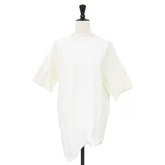 BOTTEGA VENETA ボッテガヴェネタ Tシャツ オフホワイト 白 サイズ:38(M) / アシンメトリー クルーネック Tシャツ / 半袖 コットン プルオーバー / イタリア製 / トップス カットソー 【レディース】のサムネイル