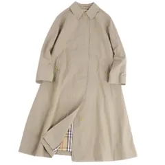 Vintage バーバリー Burberrys コート 英国製 一枚袖 ステンカラーコート バルマカーンコート コットン100％ アウター レディース 10(M相当) カーキ