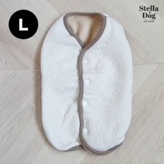 ★OUTLET【閉店セール全品半額】ブローチ付きくまさんベスト　L  アウトレット　犬服　ドッグウェア