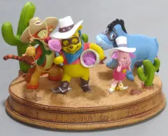【中古】フィギュア プーさん(PAW AND ORDER)＆フレンズ Western Pooh 「くまのプーさん」 フィギュアリン
