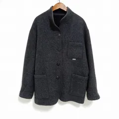 #wnc マドモアゼルノンノン MademoiselleNONNON フェルト地 ジャケット グレー系 レディース [921154]のサムネイル