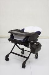 ネムリラ AUTO SWING BEDi Plus Classic シフォンネイビーNB コンビ 電動ハイローチェア 新生児OK クリーニング済み D878004