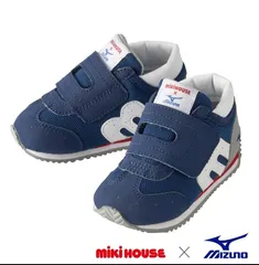 【在庫処分】ミキハウス mikihouse ミキハウス×ミズノ★コラボベビーシューズ 13.5cm