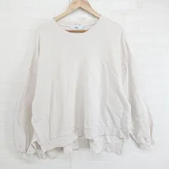 ◇ AZUL BY MOUSSY アズールバイマウジー 長袖 トレーナー サイズM ライトベージュ系 レディース E  【1304200035008】のサムネイル
