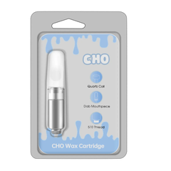 ブリックス社 の CHO ブランド高品質  CBDワックス用 アトマイザー　ホワイト　510スレッド対応
