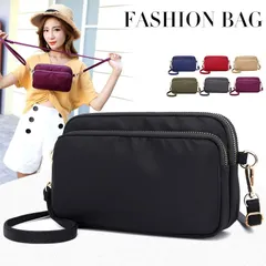 ミニショルダーバッグ レディース 斜めがけ ポーチ コンパクト ナイロン シンプル 軽い スマホ 財布 かわいい ミニバッグ 送料無料 小さめ ポシェット 携帯入れ 旅行 小物 1254