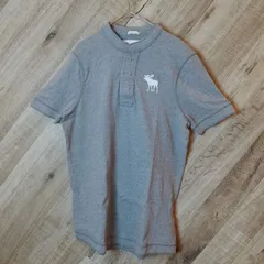 M1-00856 【Women】 Abercrombe&Fitch(アバクロンビーアンドフィッチ) 半袖 カットソー (L) /グレー