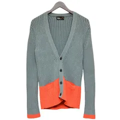 KOLOR　カラー　2014SS　バイカラーカーディガン　14SCM-N08303　8054000216420のサムネイル