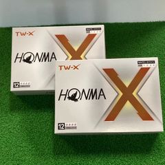 ゴルフボール ホンマゴルフ　TW-X　2024年モデル　ホワイト　2ダース　新品