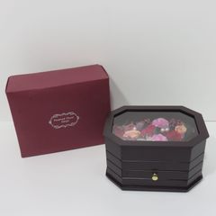 オルゴール付き　プリザーブドフラワーBOX　　ジュエリーボックス　小物入れ　インテリア小物