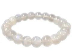 「1点もの 現品」 ムーンストーン ブレスレット 10mm パワーストーン ブレスレット レディース 天然石 数珠 アクセサリー