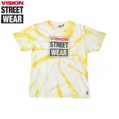 VISION STREET WEAR イエロー タイダイ Tシャツ