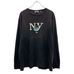 KITH NYC キスニューヨークシティ NY BIG APPLE L/S TEE カットソー  ブラック系 Lのサムネイル