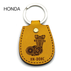 [NONINA] イタリアンレザー キーホルダー バイク用  FOR HONDA ホンダ  空冷 CB1100RD CB750 CB1100 CBX1000 CB900F CB750F CB400 CB400Four CB650 CB500 CB350F