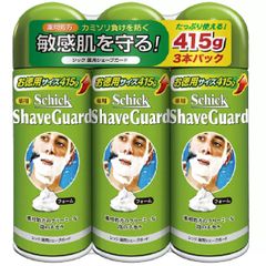 「倉庫直送・北海道沖縄別途料金」Schick(シック) 薬用シェーブガード 415gx3本パック