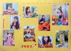 【中古】ポスター(女性) ポスター TWICE(イエロー) 「CD Twicetagram 韓国盤」 先着購入特典