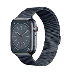 アップルウォッチバンド（Apple Watchバンド）ミラネーゼループマグネットバンド【ミッドナイトブルー】38mm/40mm/41mm/42mm/44mm/45mm/46mm/49mm対応 [BELTIES]