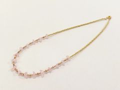 【年末SALE】天然石　ビーズネックレス　#N23