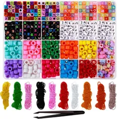 BetterJonny アルファベットビーズ 約900個 アクリル ビーズ キュ