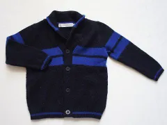 タルティーヌ エ ショコラ タルティーヌエショコラ tartine et chocolat アウトレット 子供服 男の子 90cm ベビー服 長袖 カーディガン 紺 秋 冬 ★3 トップス 冬服 ボーイズ 男児 キッズ ベビー 【中古】 ユーズド