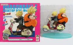 【中古】フィギュア DESKTOP REAL McCOY EX スーパーサイヤ人孫悟空＆スーパーサイヤ人孫悟飯＆バイク 「ドラゴンボールZ」