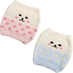 Tik Trunk TikTrunk 腹巻き ボディウォーマー 2枚セット 大人用 防寒 冷え対策 保温 伸縮性 ふわふわ かわいいデザイン(ピンク/ブルー)