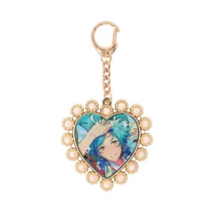 【新品・公式】あんさんぶるスターズ!! ハートビジューキーホルダー 13.深海奏汰 公式グッズ colleize コレイズ