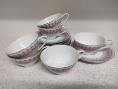 Noritake Roman Rose ティーカップ＆ソーサーセット 5点 - メルカリ
