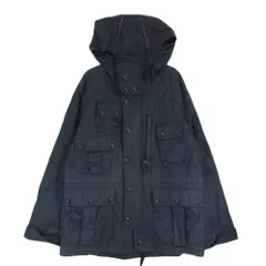 Engineered Garments エンジニアードガーメンツ Field Parka CL Coated Canvas フィールド パーカ マルチポケット ミリタリー ジャケット ネイビー系 S【中古】のサムネイル