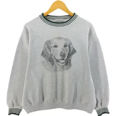 古着 90年代 オニータ ONEITA POWER-SWEATS 犬柄 アニマル スウェットシャツ トレーナー USA製 メンズXL相当 ヴィンテージ/eaa526718