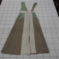 ◇ ⊂ RADIATE ロング丈 2way 配色 ジャンパースカート　ワンピース サイズ38 グリーン系 マルチ レディース E  【1509180008237】