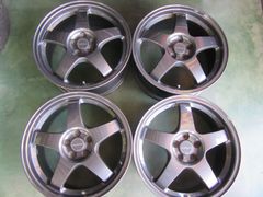 送料込み！　スバル純正　RAYS　17インチ　7.0J　100　5H　ホイール　4枚セット
