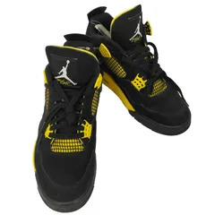 エア ジョーダン 4 サンダー　AIRJORDAN4 ブラック/イエロー27cm Nike Air Jordan 4 Retro “Thunder”が国内5月13日／5月26日に