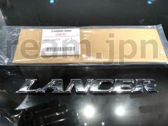 新品未使用 三菱純正 エンブレム ランサーエボリューションV EVO5 CP9A ランエボ 5 MITSUBISHI GENUINE LANCER EVOLUTION EMBLEM JDM