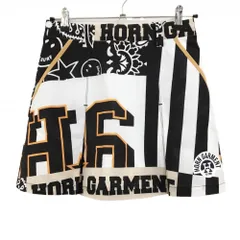 ★SALE価格★【新品】ホーンガーメント スカート 白×黒×ピンク マークアンドロナ レディース 38(M) ゴルフウェア 2023年モデル MARK＆LONAのサムネイル