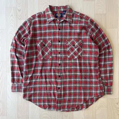 Dickies 赤 コットン シャツ チェック柄 vintage